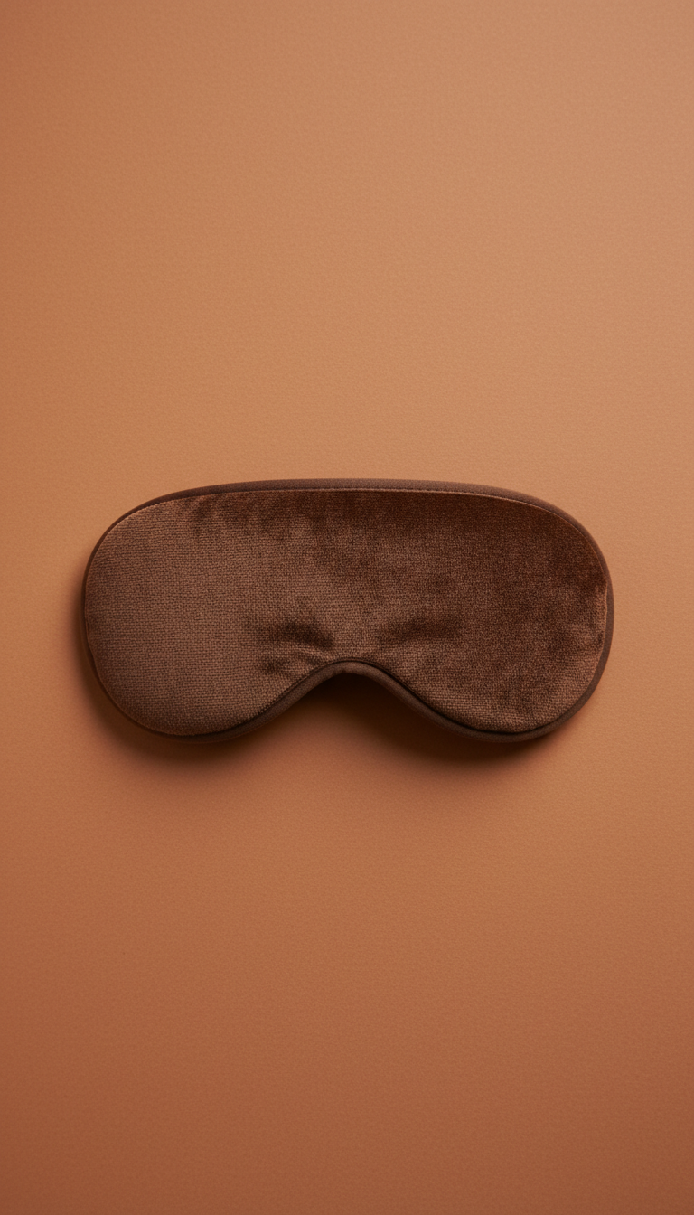 Ember lavender scented steam eye mask with floral accents