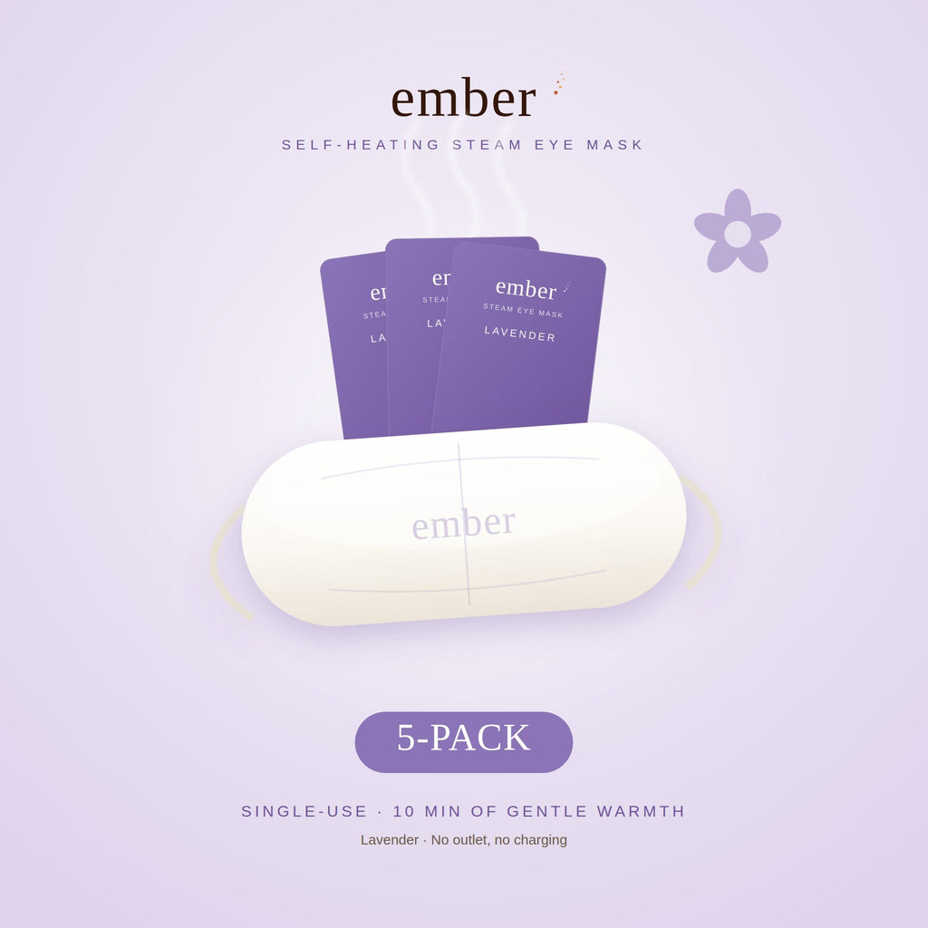 Ember Lavender self-heating steam eye mask, 5-pack