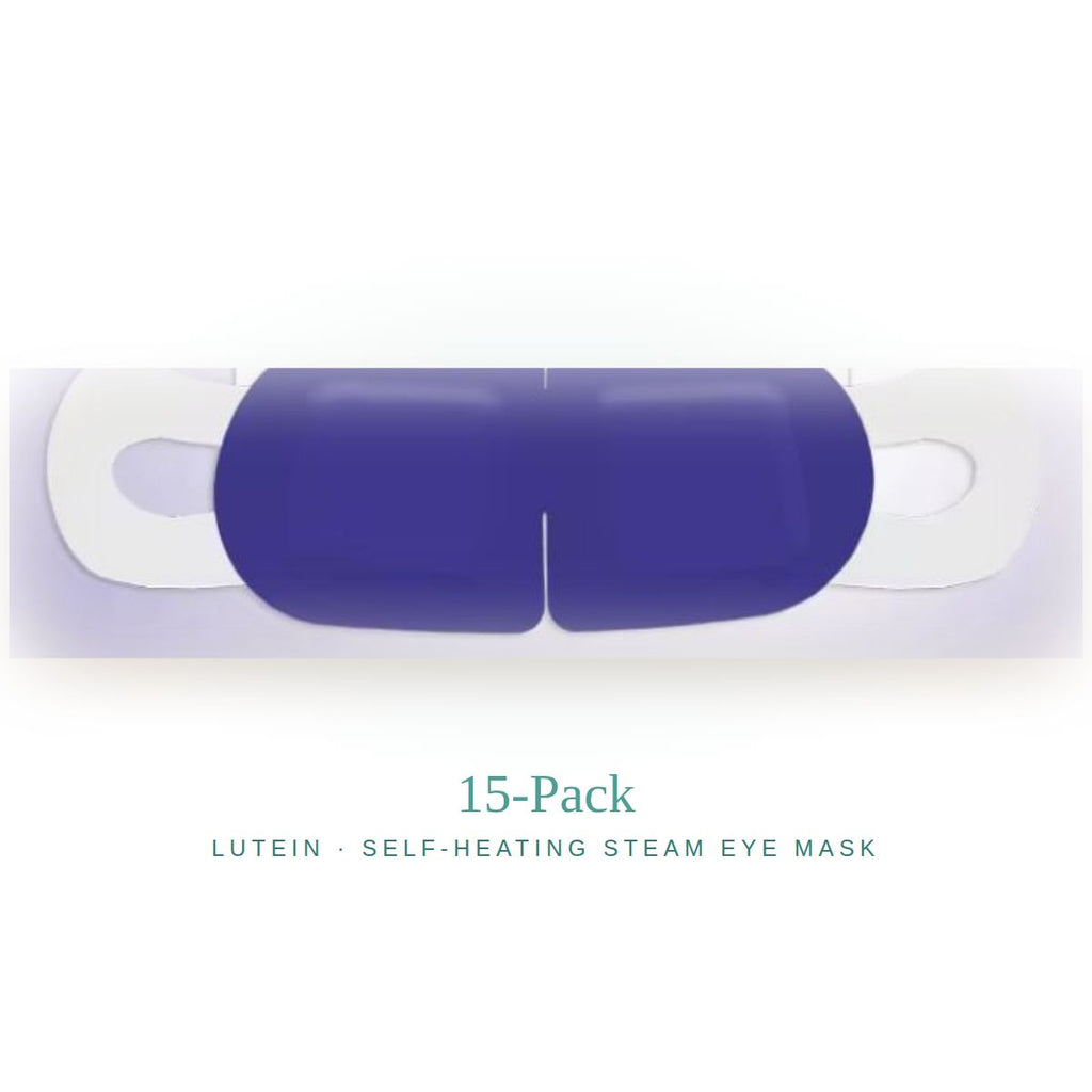 Ember Lutein steam eye mask, actual product, 15-pack