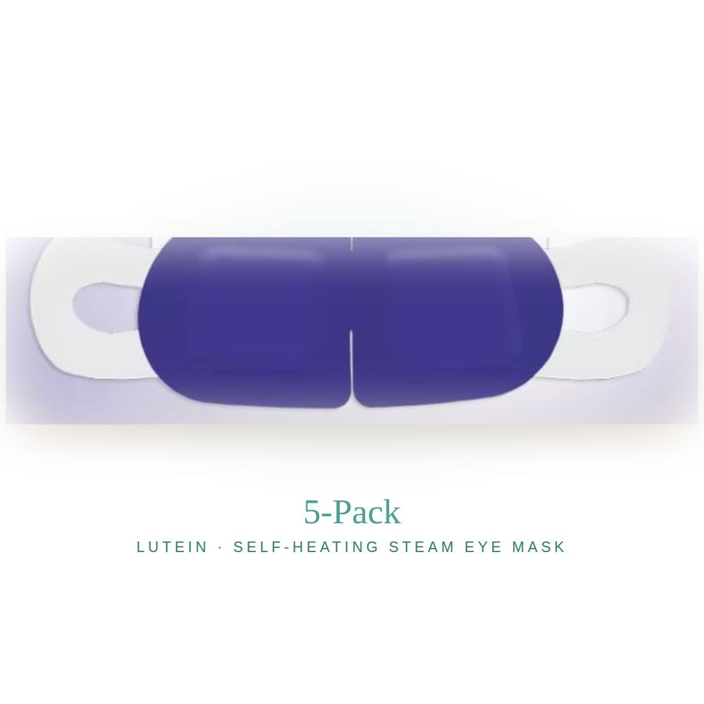 Ember Lutein steam eye mask, actual product, 5-pack