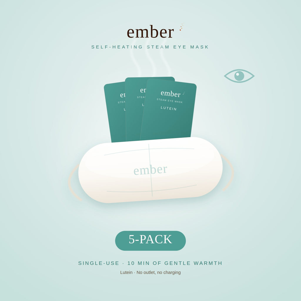 Ember Lutein self-heating steam eye mask, 5-pack