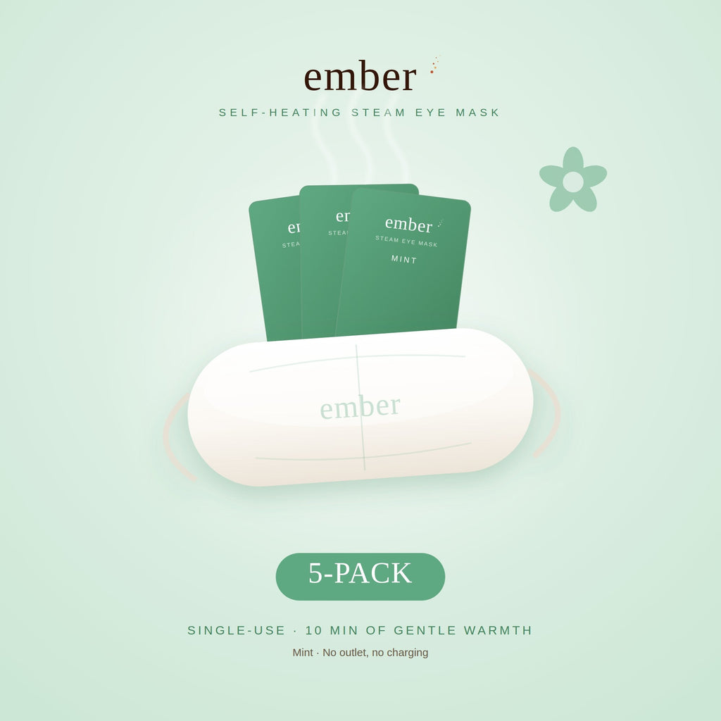 Ember Mint self-heating steam eye mask, 5-pack
