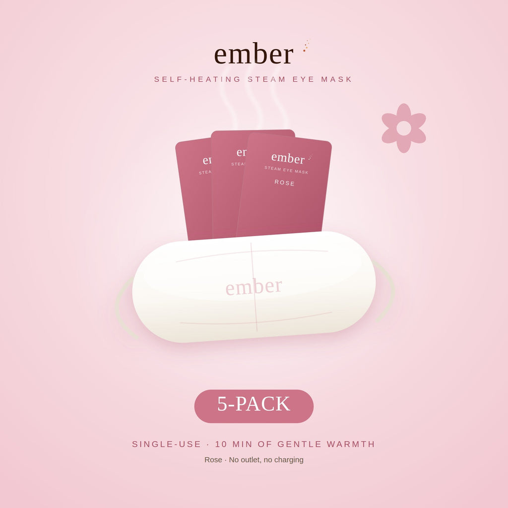 Ember Rose self-heating steam eye mask, 5-pack