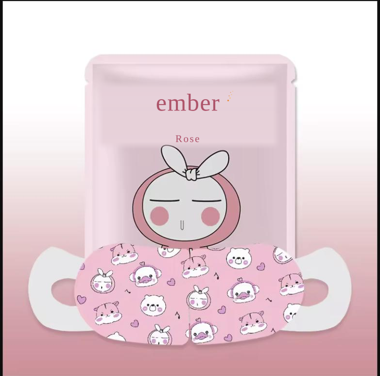 Ember Rose steam eye mask — box and mask