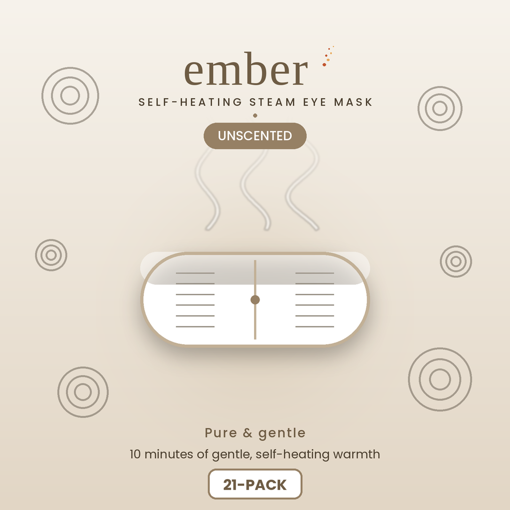 Ember Unscented Steam Eye Mask 21 Pack