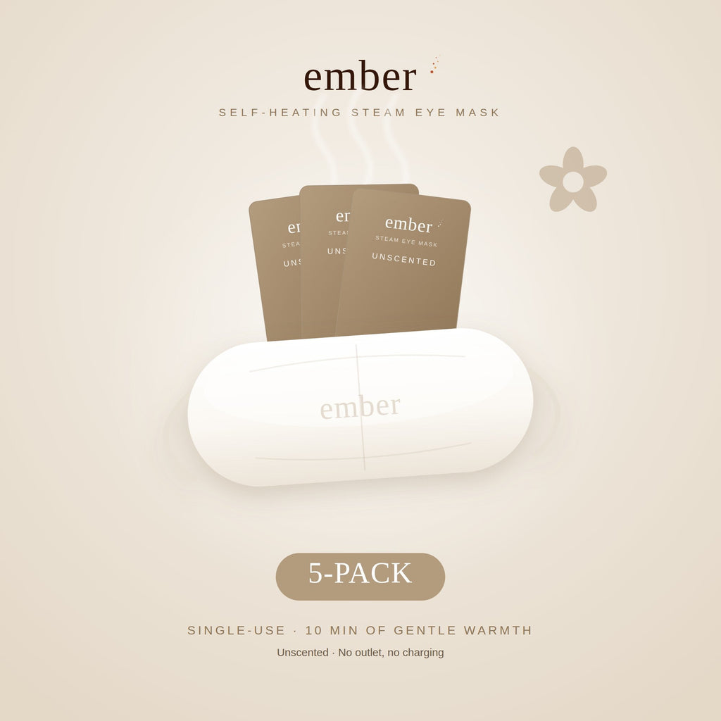 Ember Unscented self-heating steam eye mask, 5-pack