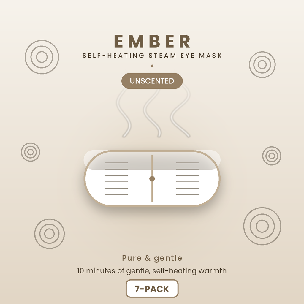 Ember Unscented Steam Eye Mask — 21 Pack